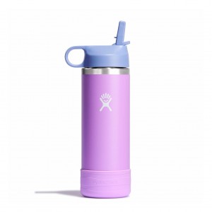 Hydro Flask 18 oz Kids Wide Mouth w/ Straw Cap Anemone | 142987-CWR