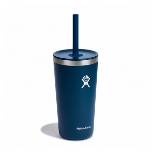 Hydro Flask 20 oz All Around™ Tumbler with Straw Lid Indigo | 084935-NCE