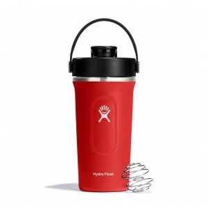 Hydro Flask 24 oz Insulated Shaker Bottle Goji | 630841-RIY