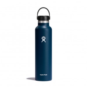 Hydro Flask 24 oz Standard Mouth Indigo | 268014-LJY