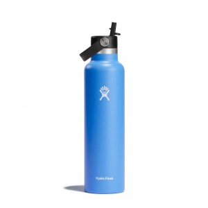Hydro Flask 24 oz Standard Mouth with Flex Straw Cap Cascade | 947083-CVO