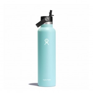 Hydro Flask 24 oz Standard Mouth with Flex Straw Cap Dew | 580672-HNQ