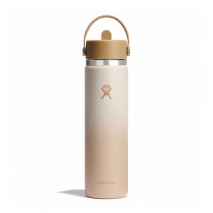 Hydro Flask 24 oz Wide Mouth with Flex Straw Cap Honey Ombre | 759648-SHJ