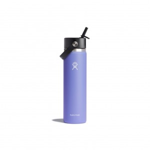 Hydro Flask 24 oz Wide Mouth with Flex Straw Cap Lupine | 893067-APC