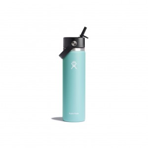 Hydro Flask 24 oz Wide Mouth with Flex Straw Cap Dew | 105879-NID