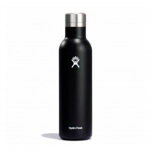 Hydro Flask 25 oz Wine Bottle Zwart | 216537-DSX