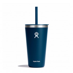 Hydro Flask 28 oz All Around™ Tumbler with Straw Lid Indigo | 450739-AEV