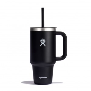 Hydro Flask 32 oz All Around™ Travel Tumbler Zwart | 612735-KPF