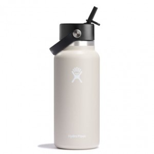 Hydro Flask 32 oz Wide Mouth with Flex Straw Cap Oat | 915702-HBX