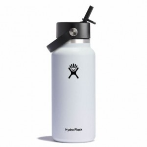 Hydro Flask 32 oz Wide Mouth with Flex Straw Cap Wit | 173946-NHF