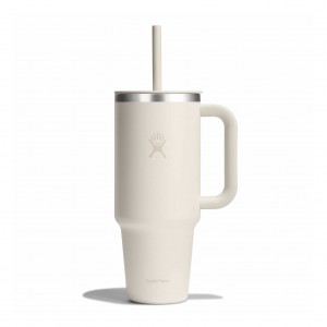 Hydro Flask 40 oz All Around™ Travel Tumbler Ivory | 734629-OAF