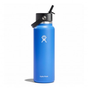 Hydro Flask 40 oz Wide Mouth with Flex Straw Cap Cascade | 821570-DAW