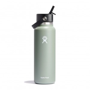 Hydro Flask 40 oz Wide Mouth with Flex Straw Cap Agave | 703869-WID