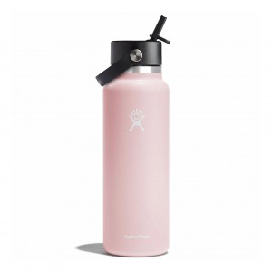 Hydro Flask 40 oz Wide Mouth with Flex Straw Cap Trillium | 807359-VQX