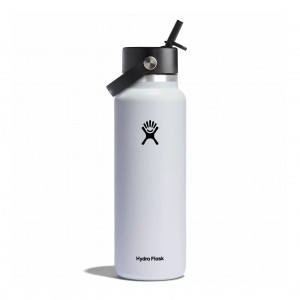 Hydro Flask 40 oz Wide Mouth with Flex Straw Cap Wit | 876025-FKR