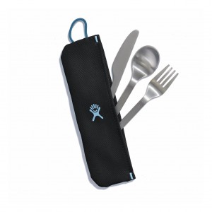 Hydro Flask Flatware Set Zwart | 582794-SJW