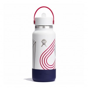 Hydro Flask USA 32 oz Wide Mouth with Flex Straw Cap | 517320-TJC
